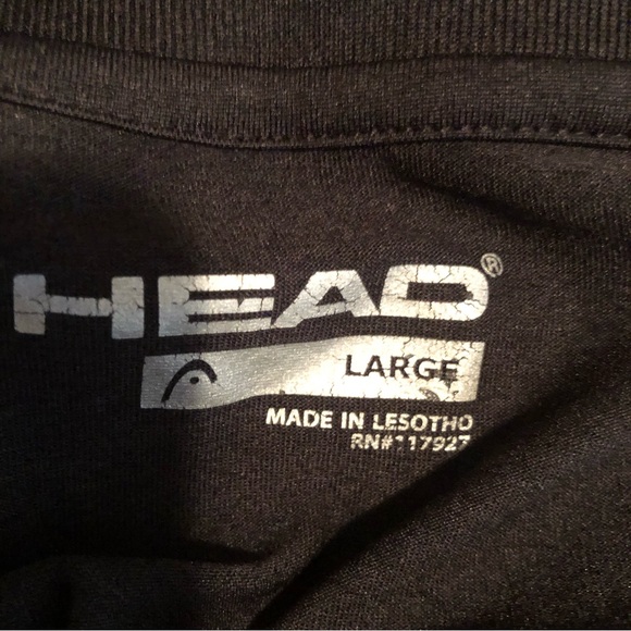 HEAD - hypertex men’s shirt - black - size LARGE - Picture 6 of 9